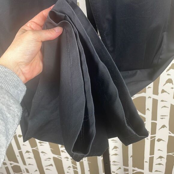 H&M Flared Leg Dress Pants Black Sateen sz 6 - Picture 5 of 10